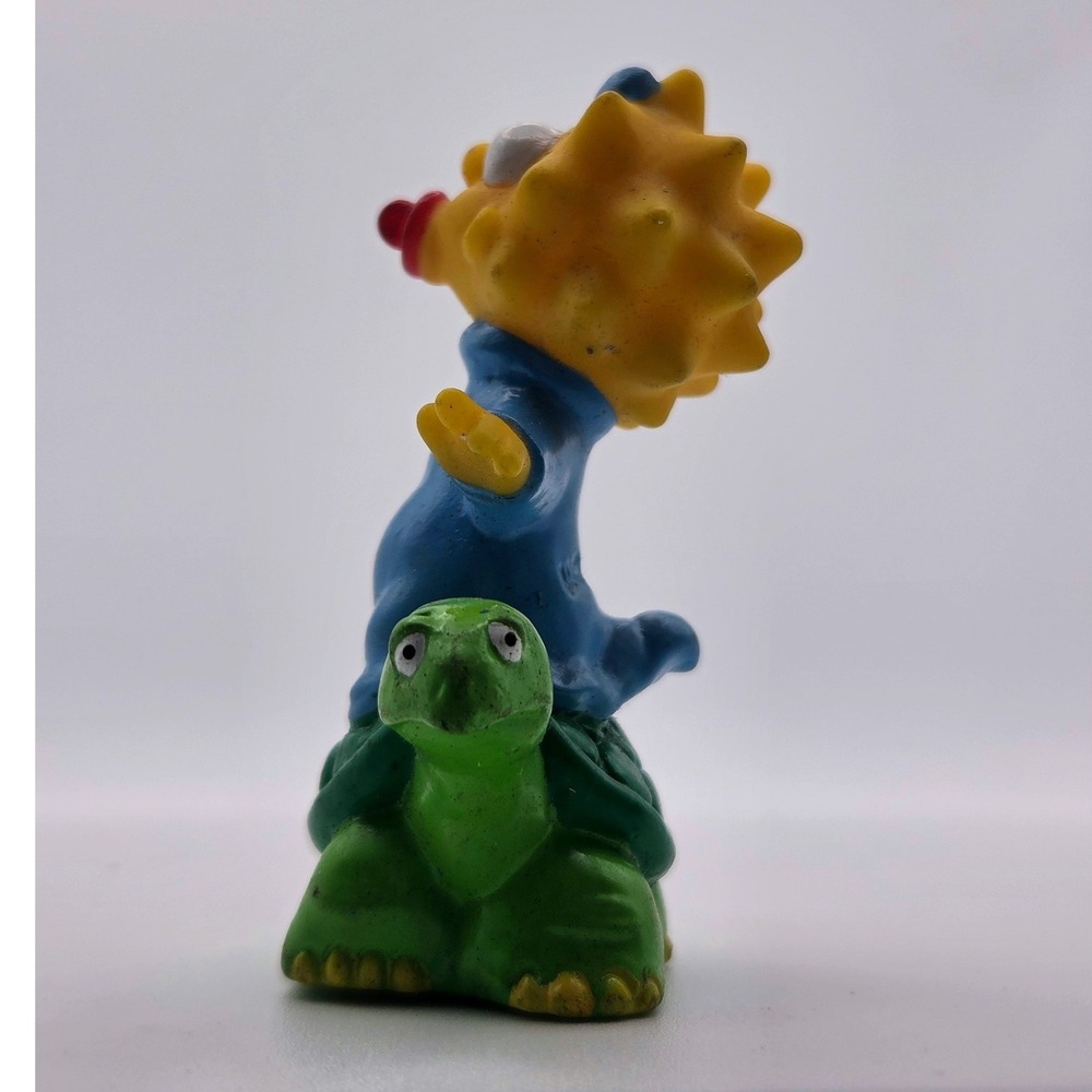 The Simpsons Maggie Simpson PVC Figure 2in Blue Fair 1990 Matt Groening - Picture 4 of 7